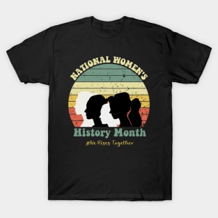 National Women's History Month Womens History Month 2024 T-Shirt